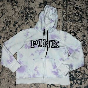 Pink Tie-Dye Full Zip